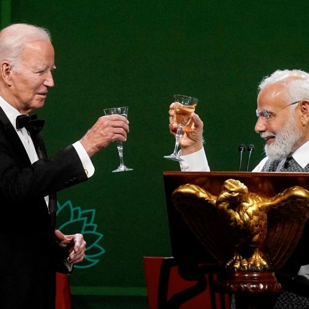 Biden & Modi Toast US-India